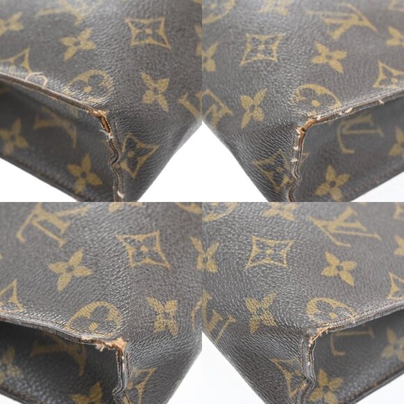 LOUIS VUITTON Poche Toilette 26 Clutch Hand Bag Monogram Leather - Picture 10 of 13